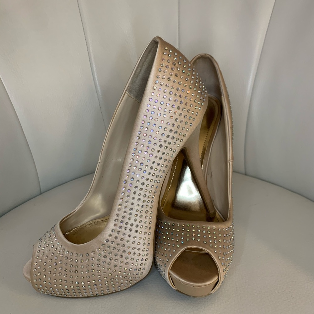 JLO Rhinestone heels